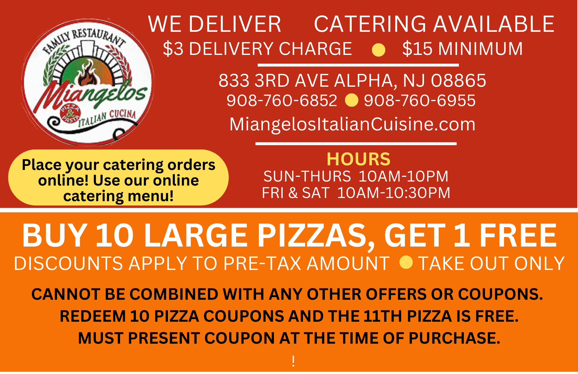 MIANGELOS DELIVERY CATERING 2 3 23
